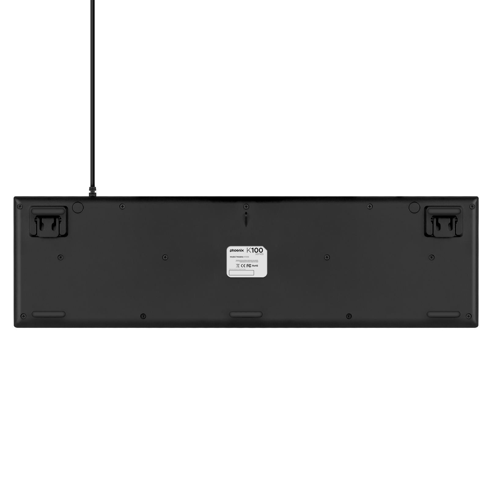 Teclado Phoenix K100 USB Negro - Imagen 2